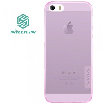 Iphone 5/5s/Se dėklas silikoninis rausvas "Nillkin" Nature Iphone 5/5s/Se dėklas silikoninis rausvas "Nillkin" Nature