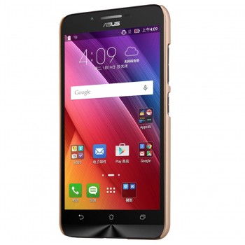 Zenfone Go Zc500tg deklas auksinis "Nillkin" Frosted Shield serijos + plevele