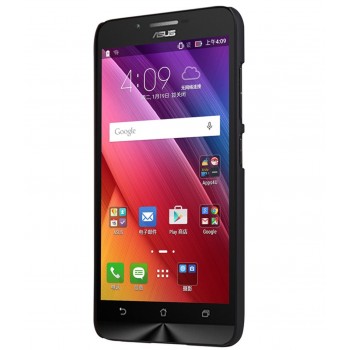 Zenfone Go Zc500tg deklas juodas "Nillkin" Frosted Shield serijos + plevele