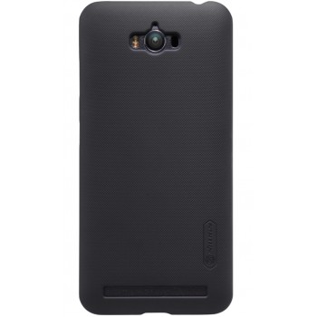 Zenfone Max Zc550kl dėklas juodas "Nillkin" Frosted Shield + plėvelė