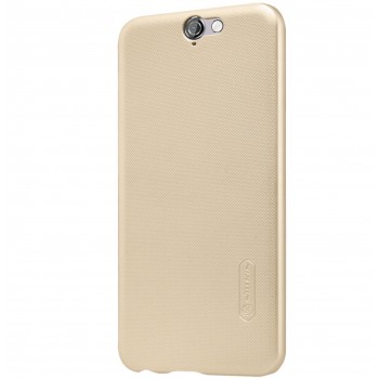 One A9 dėklas auksinės spalvos "Nillkin" Frosted Shield + plėvelė