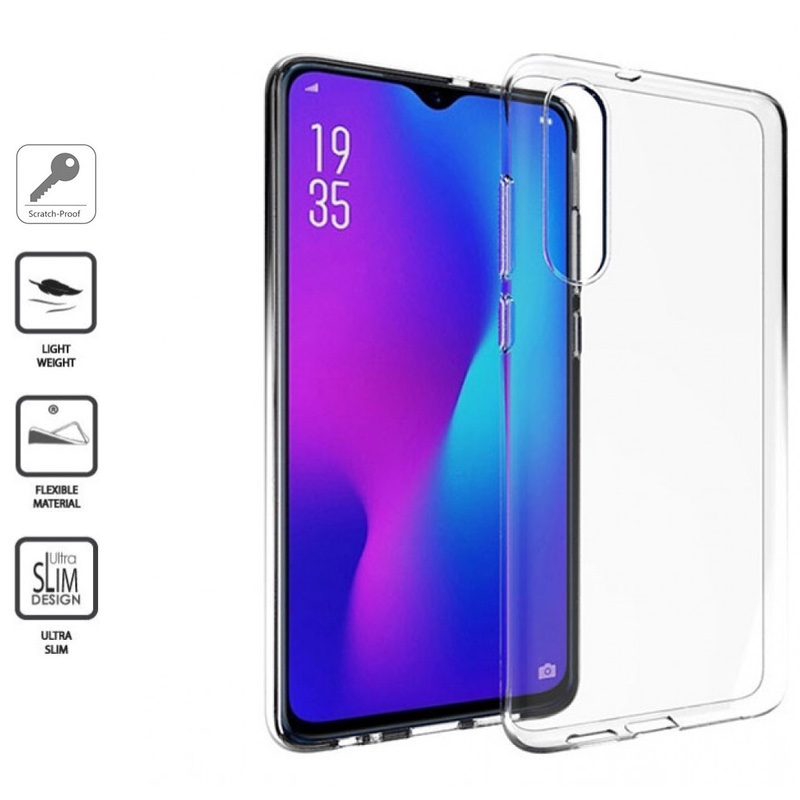 Silikoninis dėkliukas 1.0 mm. storio - permatomas (Huawei P30) Silikoninis dėkliukas 1.0 mm. storio - permatomas (Huawei P30)