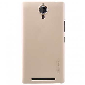 K80 dėklas auksinis  "Nillkin" Frosted Shield  + plėvelė