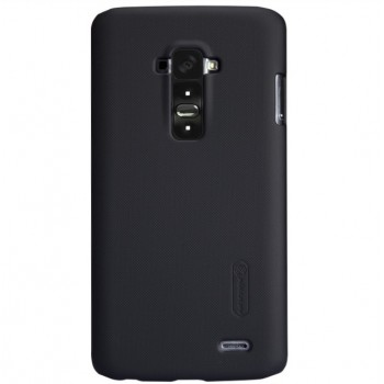 G flex dėklas juodas "Nillkin" Frosted Shield + plėvelė