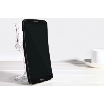 G flex dėklas juodas "Nillkin" Frosted Shield + plėvelė