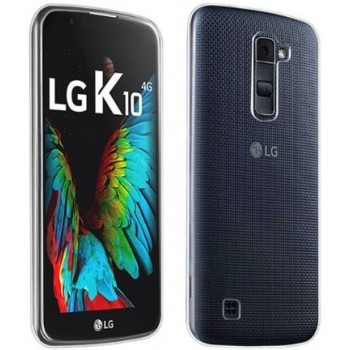 Plonas silikoninis dėklas - skaidrus (Lg K10)