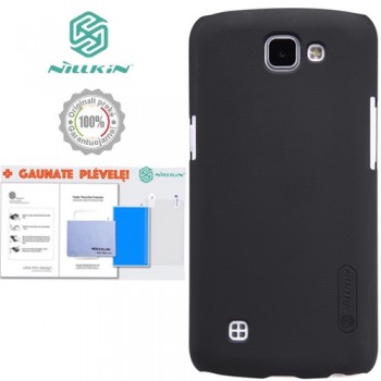 K4 deklas juodas "Nillkin" Frosted Shield + plėvelė