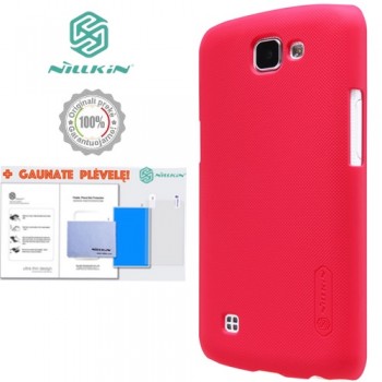 K4 deklas raudonas "Nillkin" Frosted Shield + plėvelė