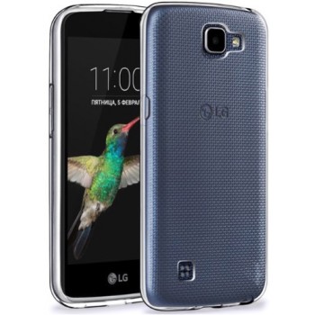 Plonas silikoninis dėklas - skaidrus (Lg K4)