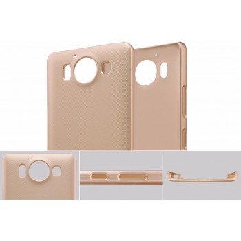 Lumia 950 dėklas auksinis "Nillkin" Frosted Shield + plėvelė