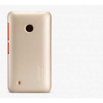 Lumia 530 dėklas auksinis "Nillkin" Frosted Shield + plėvelė