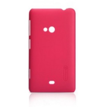 Lumia 625 dėklas raudonas "Nillkin" Frosted Shield + plėvelė