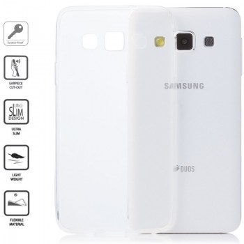 Skaidrus silikoninis dėkliukas 0.3 mm. (GALAXY A3 2015)