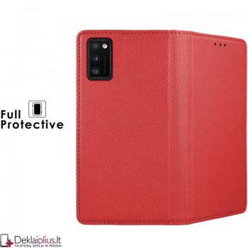 Telone smart magnet atverčiamas dėklas - raudonas (A41)