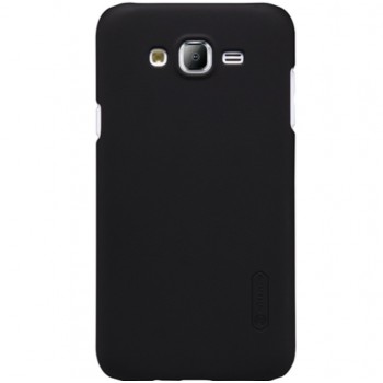Galaxy J7 (2015) dėklas juodas "Nillkin" Frosted Shield +plėvelė