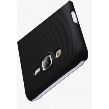 Galaxy J7 (2015) dėklas juodas "Nillkin" Frosted Shield +plėvelė