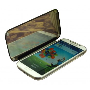 Galaxy S4 deklas baltas su veidrodėliu