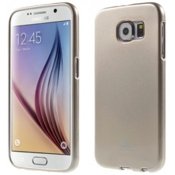 Silikoninis Mercury dėklas auksinis (Galaxy S6)