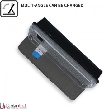 Telone smart magnet serijos atverčiamas dėklas - juodas (Samsung S6) Telone smart magnet serijos atverčiamas dėklas - juodas (Samsung S6)