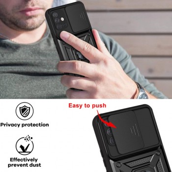 5in1 smūgiams atsparus dėklas su žiedu ir kameros apsauga (Samsung A51) 5in1 smūgiams atsparus dėklas su žiedu ir kameros apsauga (Samsung A51)