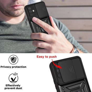 5in1 smūgiams atsparus dėklas su kameros apsauga - juodas (Samsung A71) 5in1 smūgiams atsparus dėklas su kameros apsauga - juodas (Samsung A71)