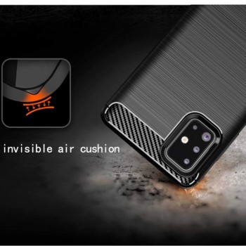 Silikoninis Carbon dėklas - juodas (GALAXY A71) Silikoninis Carbon dėklas - juodas (GALAXY A71)
