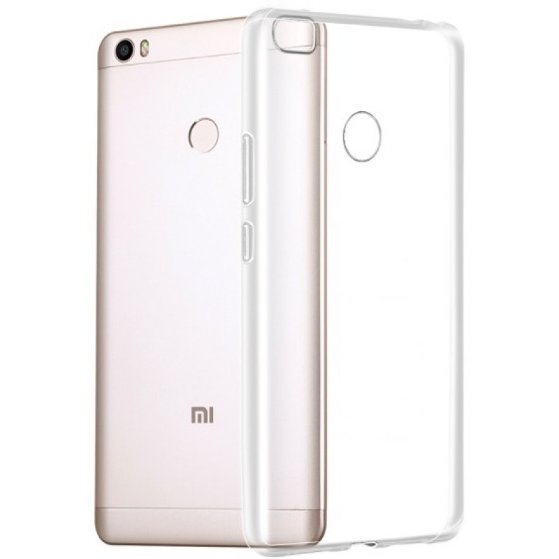 Plonas silikoninis dėklas - skaidrus (Xiaomi Mi Max) Plonas silikoninis dėklas - skaidrus (Xiaomi Mi Max)