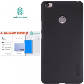 Xiaomi MI Max dėklas juodas "Nillkin" Frosted Shield + plėvelė