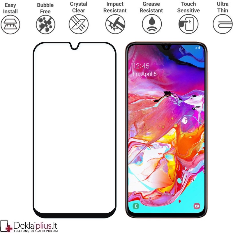 Apsauginis stikliukas per visą ekraną(GALAXY A50/A30/A20) Apsauginis stikliukas per visą ekraną(GALAXY A50/A30/A20)