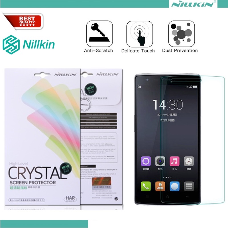 Skaidri ekrano plėvelė Nillkin crystal serijos (ONEPLUS ONE) Skaidri ekrano plėvelė Nillkin crystal serijos (ONEPLUS ONE)
