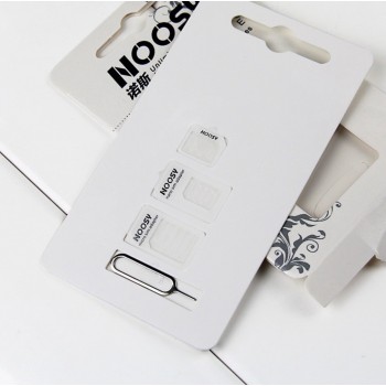 Nano SIM -> Micro SIM -> SIM adapteris Nano SIM -> Micro SIM -> SIM adapteris