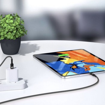 Wozinsky laidas usb type c - usb type c 1m.18w 