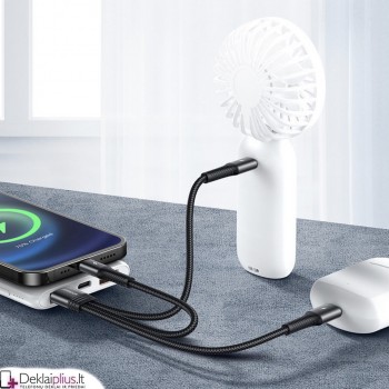 Joyroom 3in1 kabelis usb su Lightning / USB Type C / micro USB Joyroom 3in1 kabelis usb su Lightning / USB Type C / micro USB