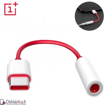 Oneplus originalus type-C  3.5 mm jungties adapteris