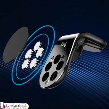 Wozinsky automobilinis telefono magnetinis laikiklis  (į groteles)