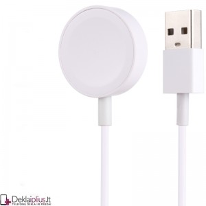 Magnetinis pakrovėjas Apple Watch laikrodžiams usb laidas 1 m.