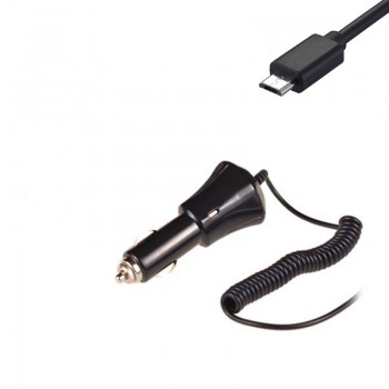 Automobilinis įkroviklis su micro usb laidu (1A)