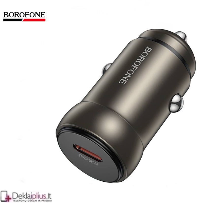 Borofone automobilinis įkroviklis - type-c (30W) Borofone automobilinis įkroviklis - type-c (30W)