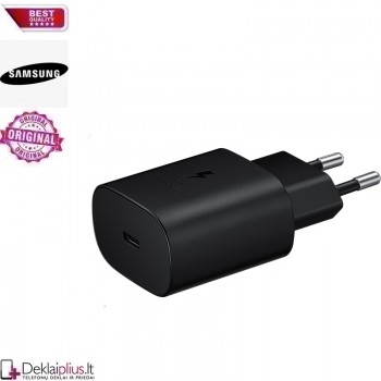 Samsung originalus greito įkrovimo 25W sieninis įkroviklis type-C 