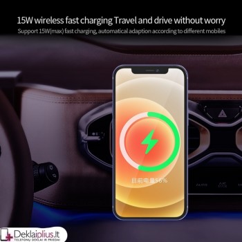 Automobilinis įkroviklis į groteles su magsafe (su 15W įkrovimu)