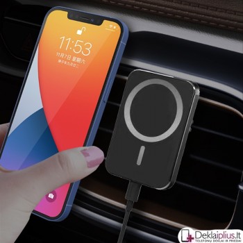 Automobilinis įkroviklis į groteles su magsafe (su 15W įkrovimu)