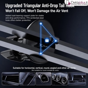 Automobilinis įkroviklis į groteles su magsafe (su 25W įkrovimu)