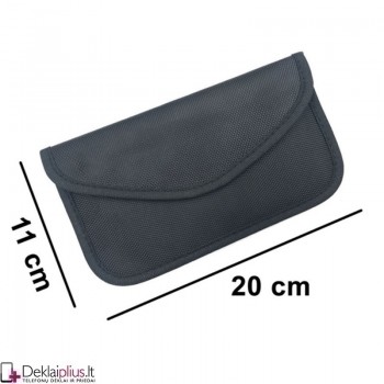 Visus ryšius blokuojantis dėklas (vidiniai matmenys 20 cm x 11 cm)