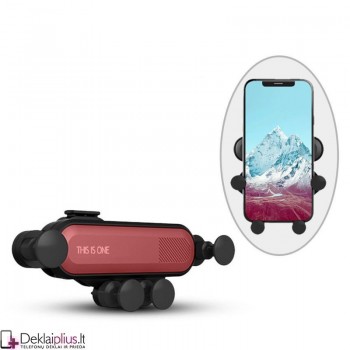 Automobilinis telefono laikiklis (į groteles) Automobilinis telefono laikiklis (į groteles)