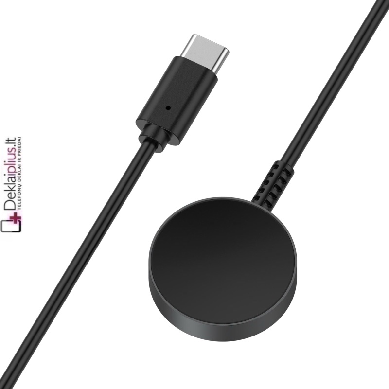 Magnetinis pakrovėjas su type-c Samsung Galaxy Watch laikrodžiams Magnetinis pakrovėjas su type-c Samsung Galaxy Watch laikrodžiams